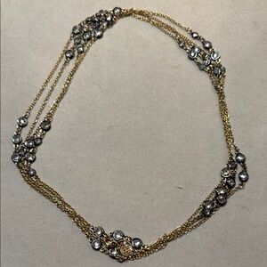 Gold and Black Necklace with Intricate Metalwork